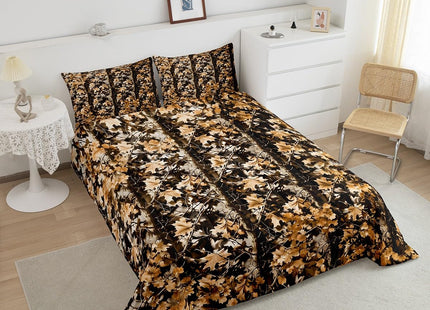 Feelyou Camouflage Comforter Set Full Size Perfect for Camouflage Bedding Set for Hunters Cabin or Rustic Lodge Teens Boys Comfort Natural Comforter Rustic Farmhouse Duvet Set 3Pcs With 2 Pillow Cases
