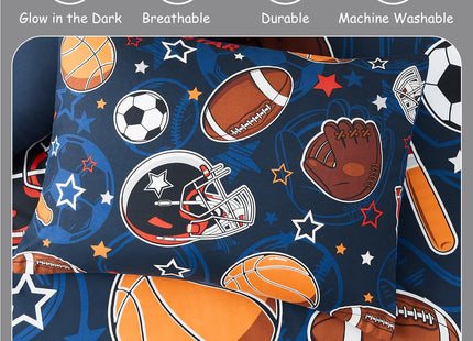 Boys Full Size Bedding Set -4 Pieces Ocean Bedding Full Size Comforter Sets