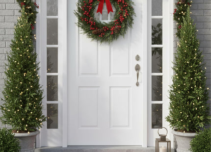 Calloway Mills 120971729 Christmas Moose Doormat, 17" x 29", Multicolor