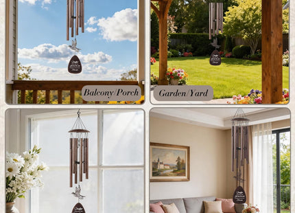 LIRAVENO Daughter Gifts Wind Chimes - Metal Hummingbird Windchimes