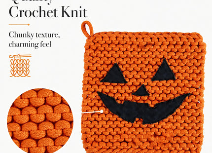 Mud Pie Pumpkin Halloween Pot Holder