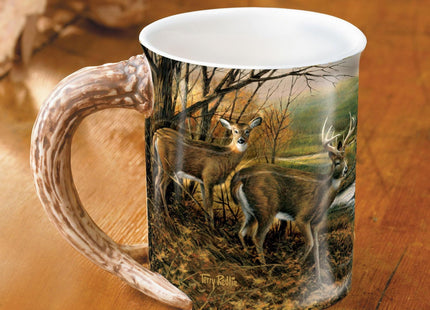 Wild Wings Mug by Rosemary Millette (Indian Summer Whitetail Deer)