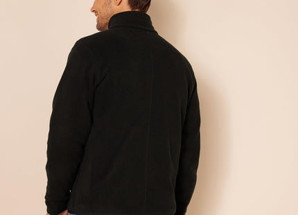 Amazon Essentials Men's Full-Zip Fleece Jacket - Discontinued Colors, Black, X-Small