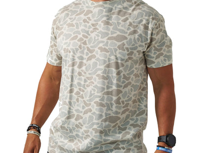 Burlebo Vintage Washed Tee - Classic Deer Camo