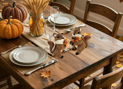 naturevibe Woodland Animal Figurines Fall Decor for Home