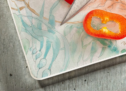 CounterArt Coastal Seaside 3mm Tempered Glass Cutting Board