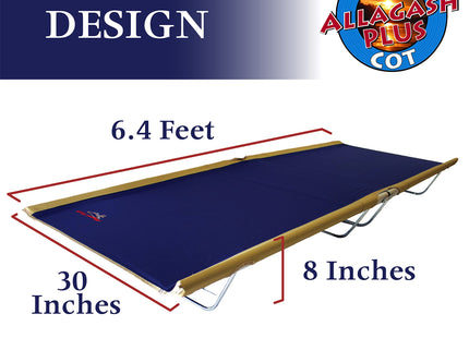 BYER OF MAINE, Portable Camping Cot, Allagash Plus, Cot, Extra Wide, Single