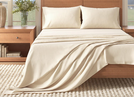 Great Bay Home 100% Turkish Cotton King Lodge Flannel Sheet Set | Deep Pocket, Soft Winter Sheets | Warm, Double Brushed Bed Sheets | Anti-Pill Flannel Sheets (King, Woodland Creatures)