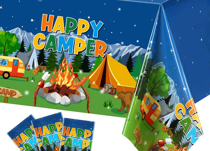 Tegeme 3 Pieces Camping Tablecloth Campfire Party Table Cover