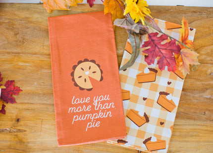Pearhead Pumpkin Pie Dish Towels