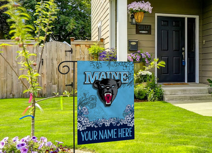 Rico Industries NCAA Maine Black Bears Personalized Garden Flag