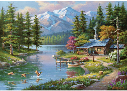 Anatolian Puzzle - Resting Canoe, 1500 Piece Jigsaw Puzzle, Code: 4554, Multicolor