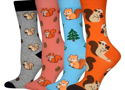 Womens Squirrel Socks Squirrel Gifts Novelty Socks Slippers for Women Girls