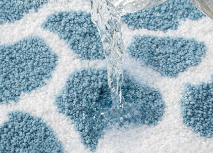 WENBOER Ocean Wave Bath Mat, Coastal Rug, Soft Microfiber, 16x24 Inch