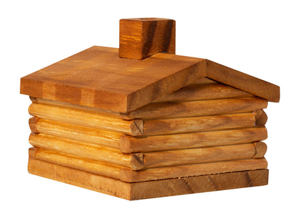 Paine's Log Cabin Incense Burner with 10 Cedar Cones