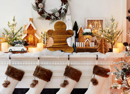 Gingerbread Shaped Wooden Cutting Board