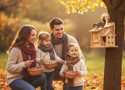 MrHN Squirrel House - Squirrel Houses for Outside Nesting