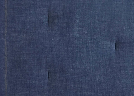 Woolrich Rustic Lodge Cabin Comforter Set - All Season Down Alternative Warm Bedding Layer and Matching Shams, Oversized Full, Perry, Denim Blue