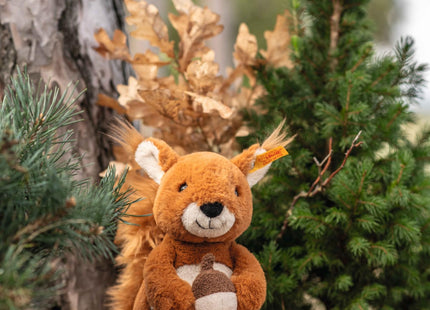 Steiff Phil Plush Squirrel, Premium Stuffed Animal Squirrel for Kids (Brown, 8")