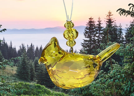 Elskandi Yellow Cardinal of Hope Bird Ornament