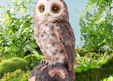 Owl Statue Outdoor, Resin Owl Garden Statues Owls Figurines Yard Decoration