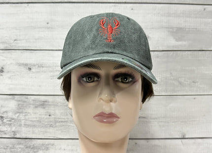 Shenbors Crawfish Lobster Embroidered Dad Hat for Men Women