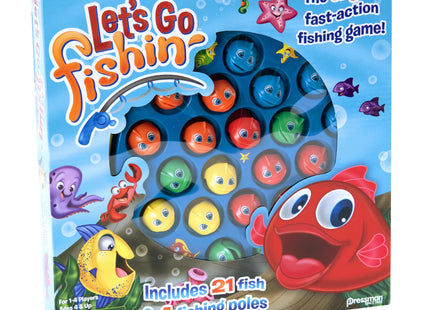 Let's Go Fishin' Game by Pressman - The Original Fast-Action Fishing Game!, 1-4 players
