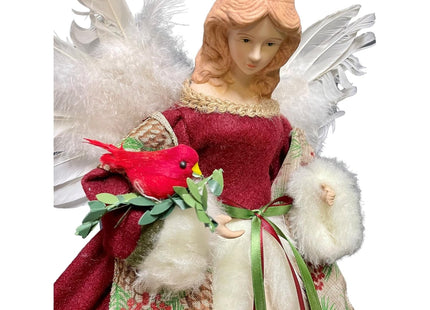 16" Cardinal Angel Tree Topper