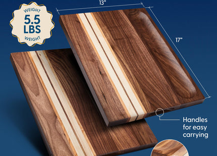 Sonder Los Angeles Motley Cutting Board, Walnut Cherry Maple, 17x13x1.1 in