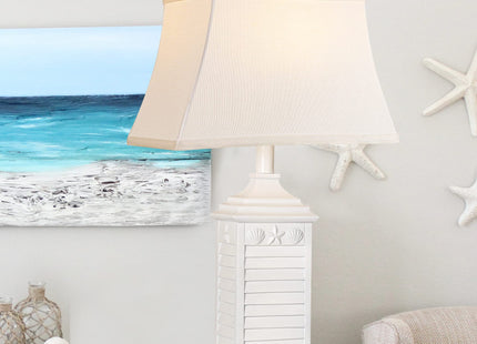 Hamucd Table Lamps for Living Room Set of 2, Coastal White Bedside Lamps for Bedroom with USB A+C Outlet Modern Resin 3-Color Temperature Nightstand Lamp for End Table (Bulbs Included)