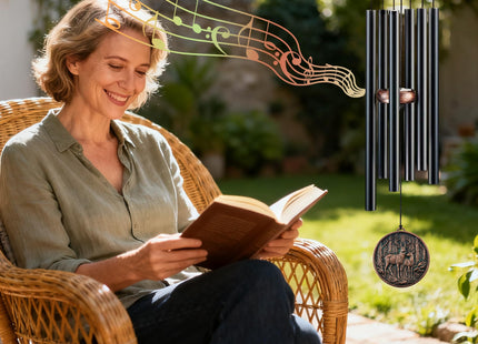 Deer Memorial Outdoor Metal Wind Chime