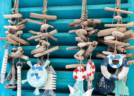 BESTOYARD 50Pcs Miniature Resin Nautical Life Ring