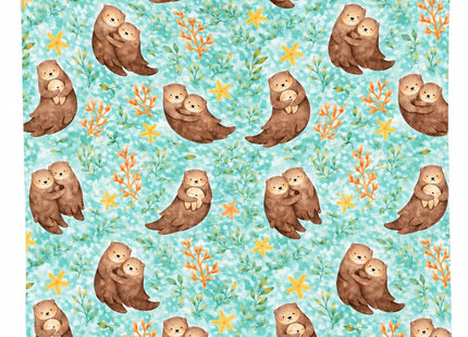 Otter Blanket Gifts for Women Girls Men Boys– Soft Flannel Otter Throw Blanket – Otters Gift Merch Stuff for Room Decor 50"x40"