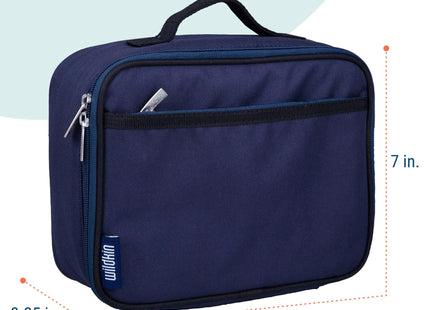 Wildkin Kids Insulated Lunch Box, Whale Blue
