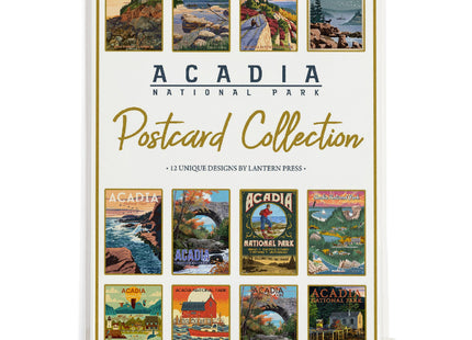 Lantern Press Acadia National Park - Postcard Set of 12 Different Original Hand Illustrated Postcards …