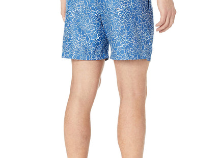 Amazon Essentials Men's 7" Swim Trunks with Mesh Lining, Pockets, Drawstring Closure, Silhouette Floral, X-Large