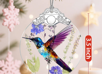 Hummingbird Christmas Ornament – Christmas Tree Ornament & Holiday Decor, Gifts for Bird Lover, Hummingbird Lover Gifts, Holiday & Xmas Gift