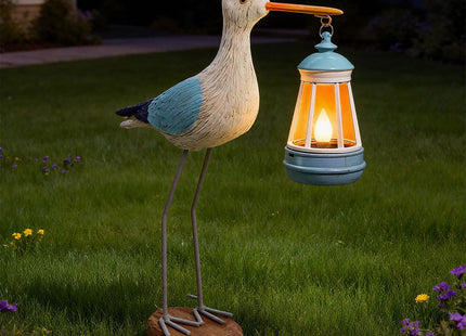 QZJDDZSW Solar Seagull Statues for Garden and Home Decor,Funny Garden Decor Beach,Pool,Patio,Lawn,Yard,Porch,Perfect Garden Gift