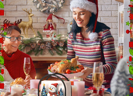 Cinnvoice Christmas Paper Towel Holder Snowman Napkin Holder Countertop
