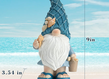 Etlemonde Beach Coastal Gnomes Statue Home Nautical Decor