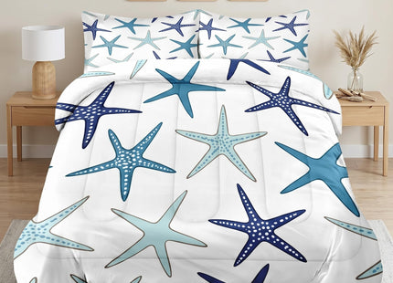 Pamnest Queen Comforter Set, 3 Pieces Coastal Nautical Bedding