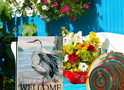 Furiaz Welcome Spring Summer Seabird Coastal Beach Small Decorative Garden
