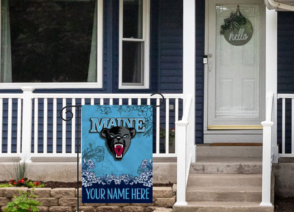 Rico Industries NCAA Maine Black Bears Personalized Garden Flag