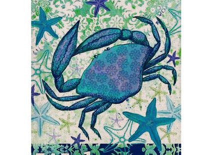 Furiaz Welcome Summer Coastal Crab Large Decorative House Flag