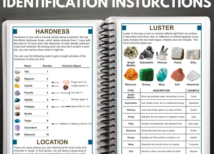 New England Rocks And Minerals Identification Field Guide | Waterproof