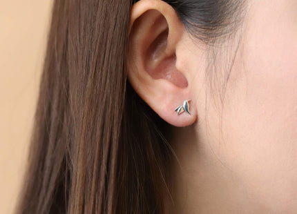 Boma Jewelry Sterling Silver Hummingbird Stud Earrings