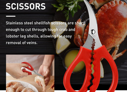Crab Crackers and Tools Set, Seafood Boil Party Supplies, 10PCS
