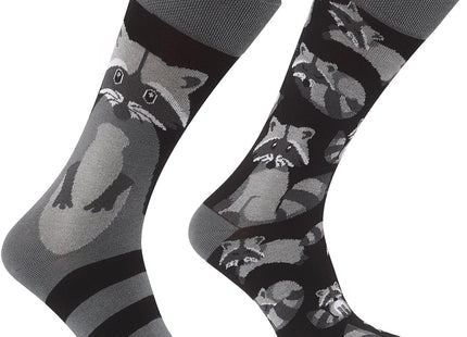 TODO Funny Socks for Men,Woomen, Teens - Funny Raccoon Socks - Novelty Socks Raccoon Gift (Raccoon, 43)