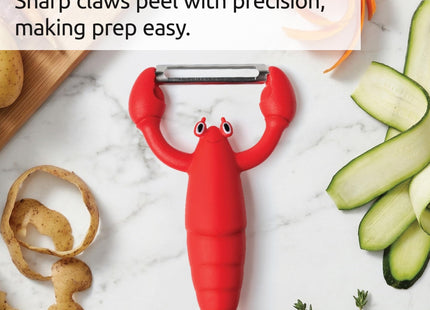 OTOTO Clawy Lobster Vegetable Peeler – Funny Potato Peeler, Ergonomic Veggie Peeler, Sharp Stainless Steel Blade, Peelers for Kitchen, Cute Kitchen Gadgets