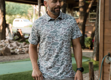 BURLEBO Performance Polo - Classic Deer Camo
